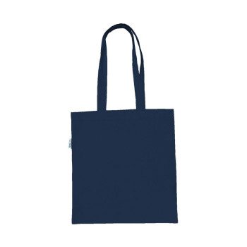 Navy Coloured Cotton Shopper