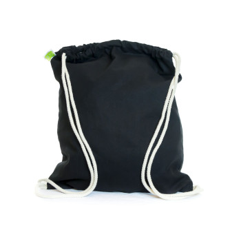 Eco Black  Drawsting Bag