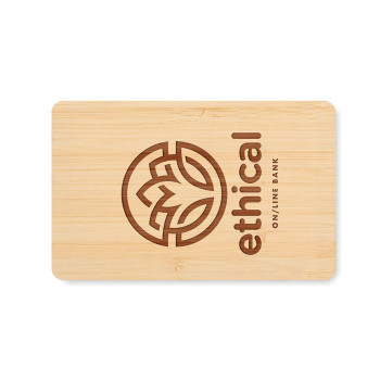 RFID Card In Bamboo Materia