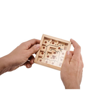 Pine Wooden Labyrinth Game