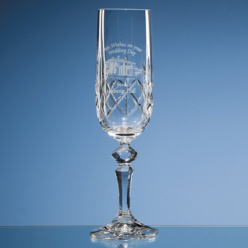 180ml Flamenco Crystalite Panel Champagne Flute