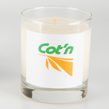 240g Clear Glass Scented Candle in a Printed Gift Box