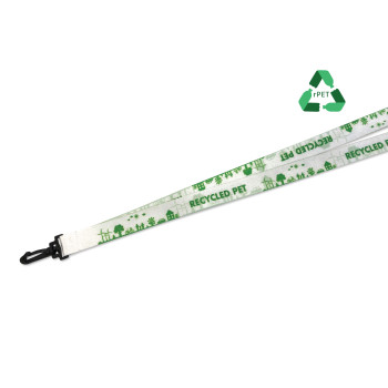 15mm Eco Friendly R-PET Heat Transfer Lanyard