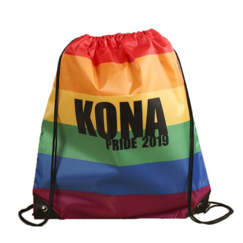 Rainbow Drawstring Bag