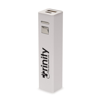 White USB-C Cuboid Power Bank