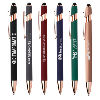 Ellipse Softy Rose Gold Gel Stylus Pen