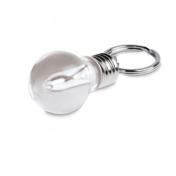 Light bulb shape key ring