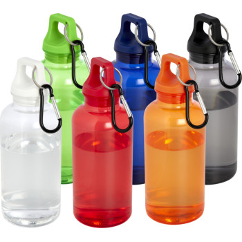 Oregon RCS Certified Recycled Plastic Water Bottle With Carabiner 400ml