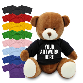 Richard Soft Toy Teddy Bear In Colour Tee