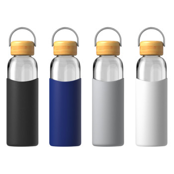 Vitality Glass Bottle With Silicone Sleeve