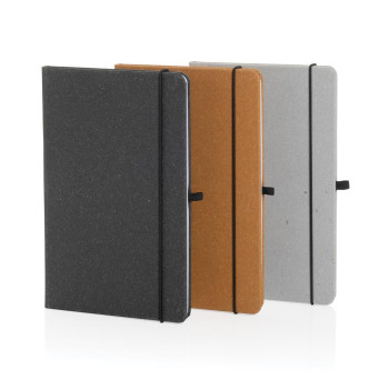 Recycled Leather Hardcover A5 Notebook