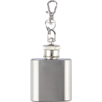 Stainless Steel Hip Flask Keychain 30ml