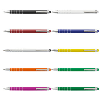 Aluminium ballpen with stylus