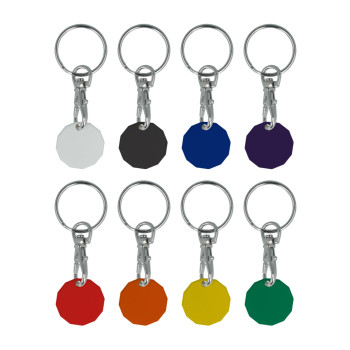 Trolley Coin Keyring