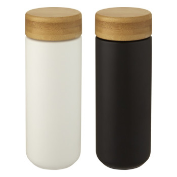 Lumi Ceramic Tumbler With Bamboo Lid 300ml