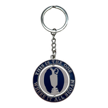 Enamel Spinning Keyring