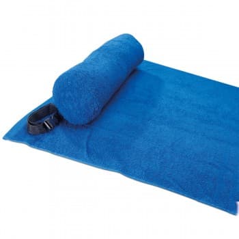 Beach towel with pillow