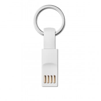 Key ring micro USB cable