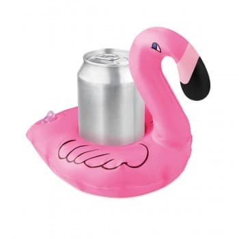 Inflatable can holder flaming