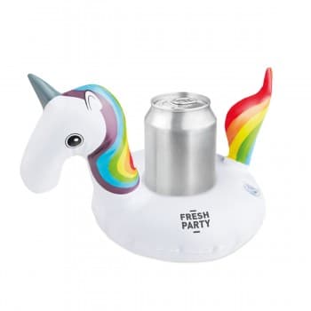 Inflatable can holder unicorn