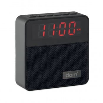 Fabric clock-alarm speaker