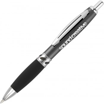 Contour Deco Argent Ballpen (Line Colour Print)