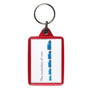 Recycled Rectangular Keyring