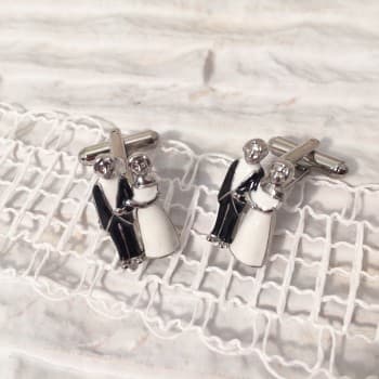 Bride and Groom Cufflinks