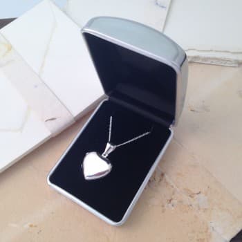 Sterling Silver Locket With Chain