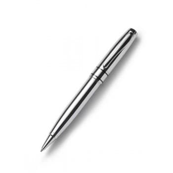 Tramline Ballpoint Pen - Chrome - in Chrome Box