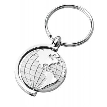 Spinning Globe Keyring