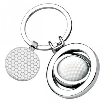 Spinning Golf Ball Keyring