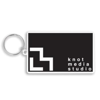 80x50mm Rectangular Keyring