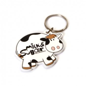 Cow Shaped  Keyring