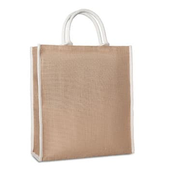 Jute shopping bag