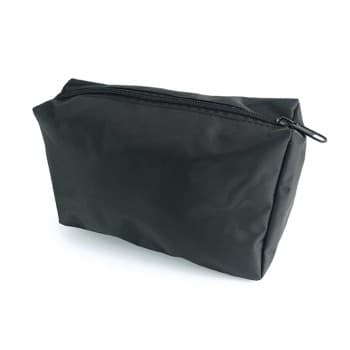 Black Nylon Toiletry Bag