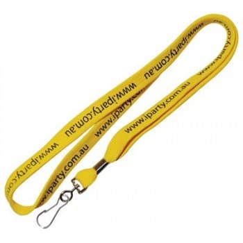 10mm Tubular Polyester Lanyard - 1 Side