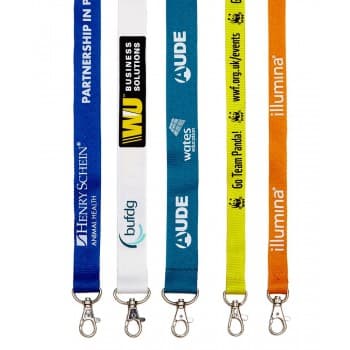 15mm Single Layer Slippery Polyester Lanyard