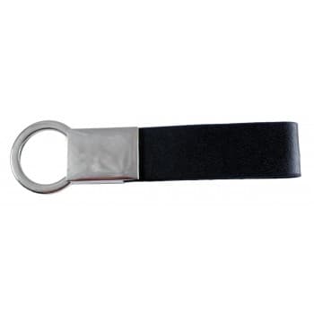 Silver Key Fob (leather effect strap)