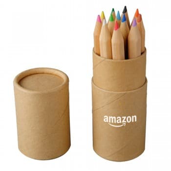 12 Piece 9cm Pencil Tube