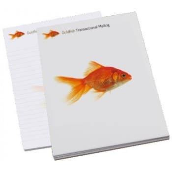 Writing Pad With Wrap Over Front Cover A5 50 sheets