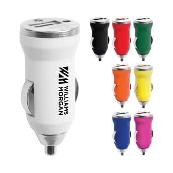 Custom Printed USB Car Charger Hikal