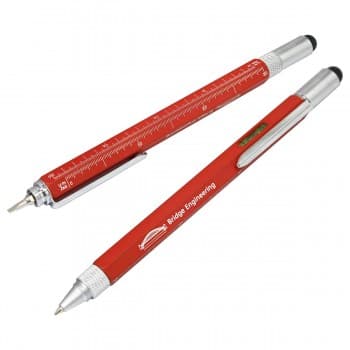 Red Multi Function Ballpen